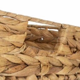 Rackhams Shallow Rectangular Water Hyacinth Storage Basket - Large - thumbnail 6