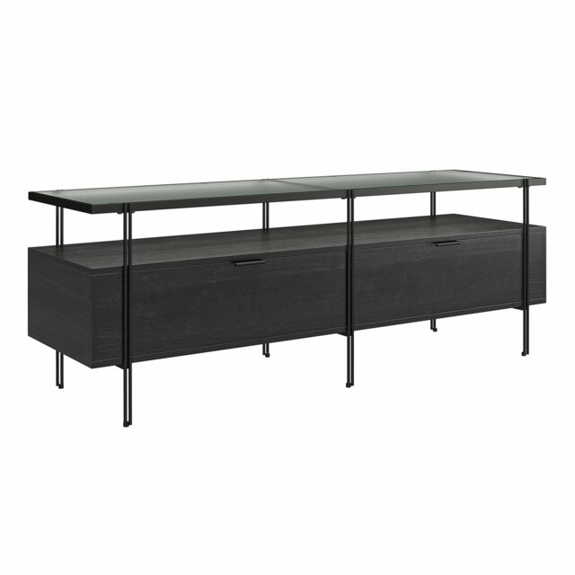 Rackhams Wainwright TV-Stand in Black / Oak - Black - image 1