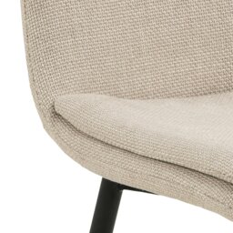 Rackhams Becca Dining Chair in Beige Set of 4 - 1 - thumbnail 6