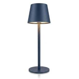 Rackhams Turin Cordless Table Lamp Outdoor Indoor Room Lantern LED Reading Desk Light - Crimson - thumbnail 6