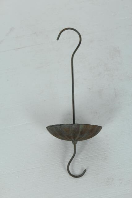 Rackhams MSL GREEN/GOLD METAL BIRD FEEDER