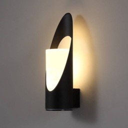 Rackhams 5 Watt 360mm Tall Black Outdoor Wall Light - thumbnail 2