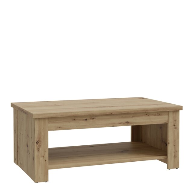Rackhams Corona Rising Coffee Table in Artisan Oak - Artisan Oak - Brown - 65 - image 1