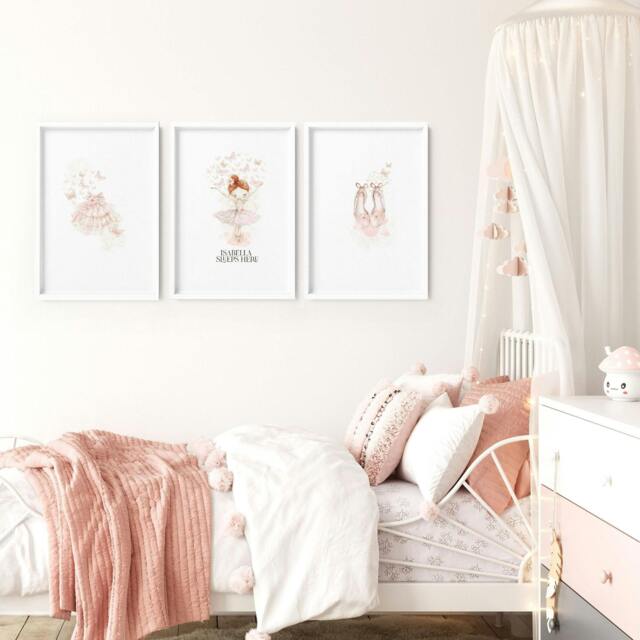 Rackhams Ballet Dancer Wall Art - Set of 3 wall art prints - 20 x 30 in / 50 x 76 cm - Satin Photo paper 280 gsm - Black Frame - image 1
