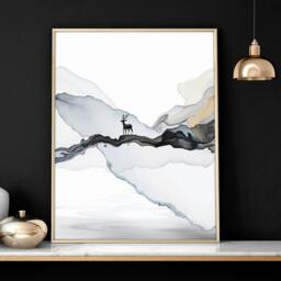 Rackhams Framed print set of 3 - Landscape wall art for Living room - 16 x 22 inches / 40.65 cm x 56 cm - Polyester Canvas 260 gsm - Canvas wrapped - thumbnail 4