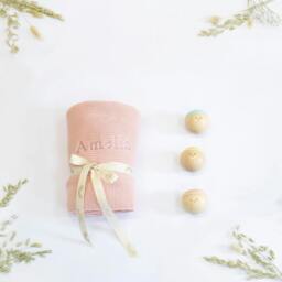 Rackhams BLANKET AND SENSORY BALLS GIFT SET - Blue - thumbnail 3