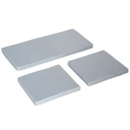 Rackhams 3 PCs Outdoor Seat Cushion for Rattan Furniture, Garden Furniture Cushions, Grey - thumbnail 2