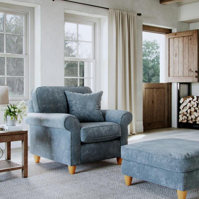 Rackhams Abingdon Armchair - Steel - image 1