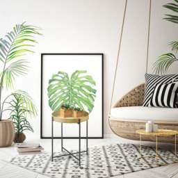 Rackhams Gold Round Side Table - thumbnail 2