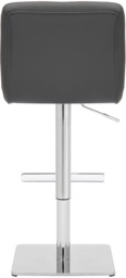 Rackhams Allegro Deluxe Kitchen and Breakfast Bar Stool, Adjustable Swivel Gas Lift, Charcoal Grey - thumbnail 5