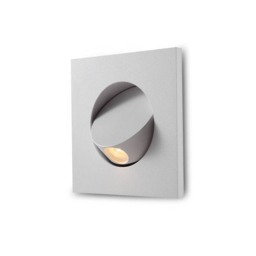 Rackhams 3 Watt Square White Recessed LED Reading Light For Bed - thumbnail 2