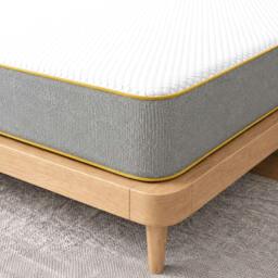 Rackhams ComfortCore 1000 Memory Pocket Mattress – 23cm / 9” Deep 1000 Pocket Spring Mattress with Balanced Memory Foam Comfort - 4ft6 Double (135cm x 190cm) - White/Orange - Mattress - thumbnail 4