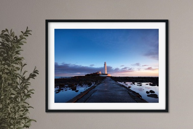 Rackhams The Lighthouse - Framed Print 20 x 16 inch - image 1