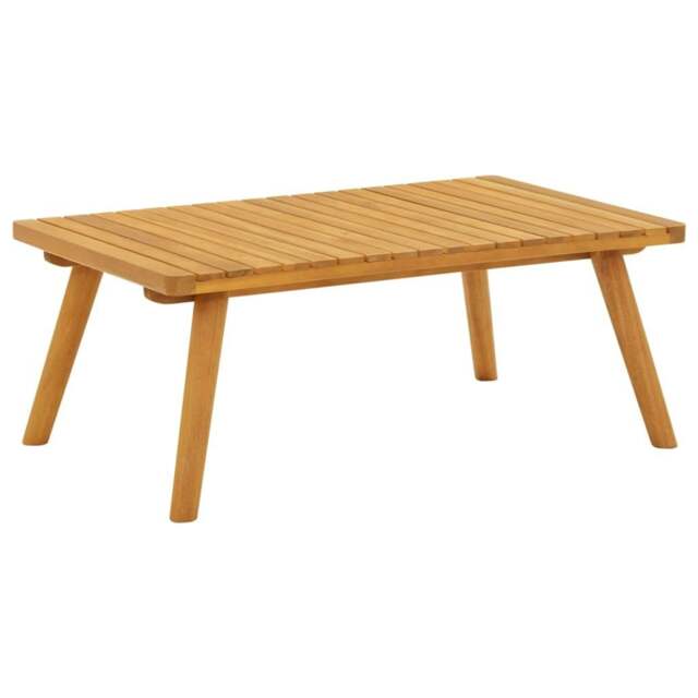 Rackhams Garden Coffee Table 90x55x35 cm Solid Acacia Wood
