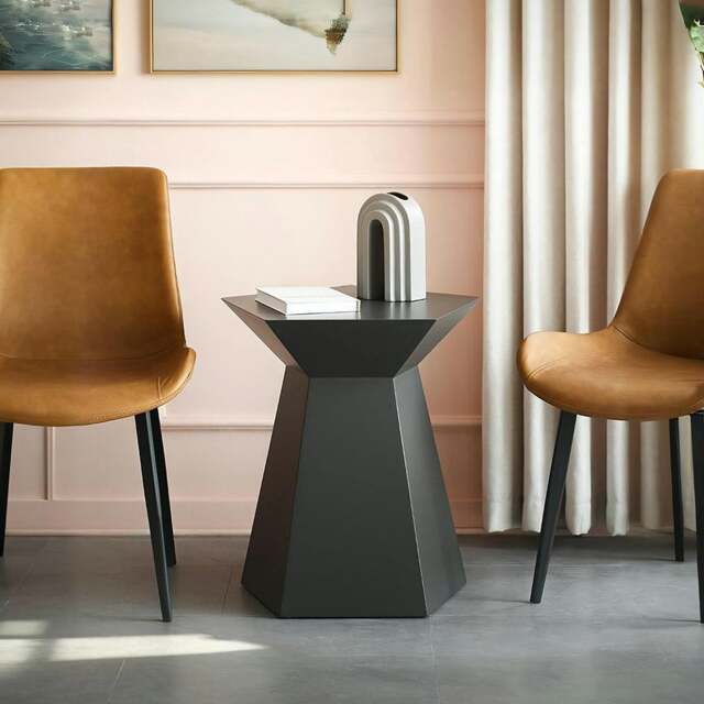Rackhams Elanz Side Table, Bedside Table - L - Black - image 1