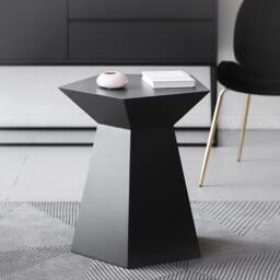 Rackhams Elanz Side Table, Bedside Table - L - Black - thumbnail 4