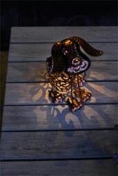 Rackhams Solar Metal Dog Led Light - thumbnail 5
