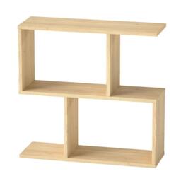Rackhams Sofa Side Table Modern Bedside Table Plant Stand Wooden for Small Space - Oak