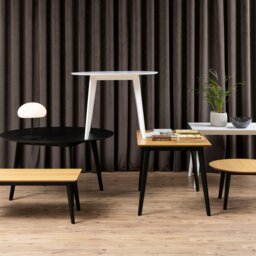 Rackhams Roxby Round Dining Table in White - White - No - White - thumbnail 4