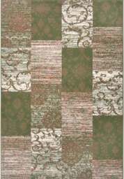 Rackhams Designer Velours Rug Bloques – Patchwork - 160X230 cm