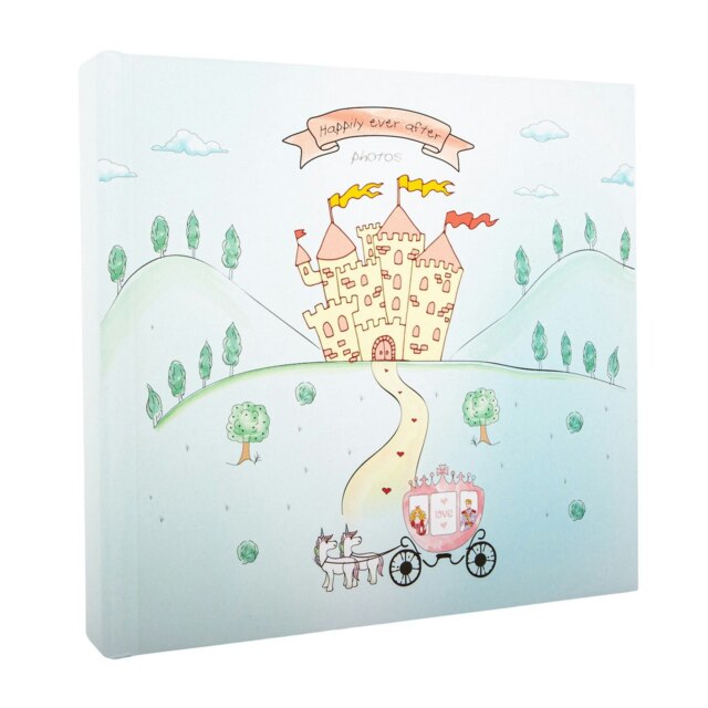 Rackhams Modern Fairy Princess Themed Aqua Green Photo Album for Wedding or Child - image 1