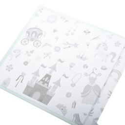 Rackhams Modern Fairy Princess Themed Aqua Green Photo Album for Wedding or Child - thumbnail 5