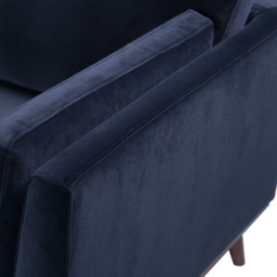 Rackhams Mickey 2 Seat Sofa - Midnight Blue - Midnight Blue - thumbnail 5