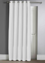 Rackhams Belfort Door Curtain - 117cm x 213cm - Grey - thumbnail 2