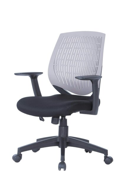 Rackhams Malibu office chair in grey / black - Grey - image 1