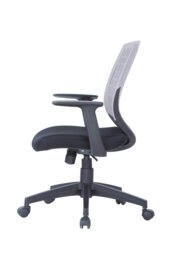 Rackhams Malibu office chair in grey / black - Grey - thumbnail 5
