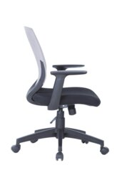 Rackhams Malibu office chair in grey / black - Grey - thumbnail 6