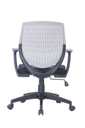 Rackhams Malibu office chair in grey / black - Grey - thumbnail 4