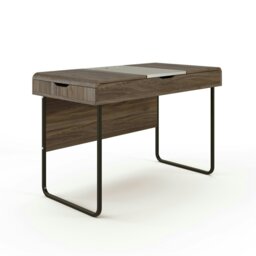 Rackhams Dorset desk colombian in walnut / dark grey - thumbnail 2