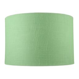 Rackhams Designer Frosted Lime Green Textured Linen Fabric Circular Lamp Shade - thumbnail 4