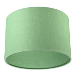Rackhams Designer Frosted Lime Green Textured Linen Fabric Circular Lamp Shade - thumbnail 5