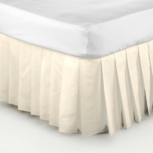 Rackhams Easy Fit Knife Pleated Platform Valance - Cream - Single - Cream - 55% Polyester/45% Cotton