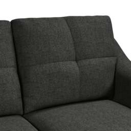 Rackhams Baxter Tufted Fabric Sofa Suite - Silver - thumbnail 6