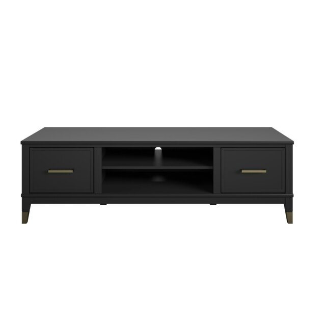 Rackhams Westerleigh TV-Stand with Doors in Black - Black - image 1