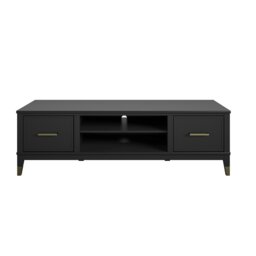 Rackhams Westerleigh TV-Stand with Doors in Black - Black - thumbnail 1