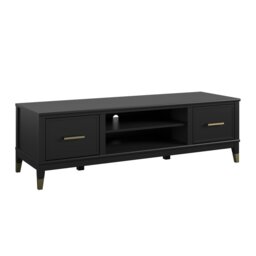 Rackhams Westerleigh TV-Stand with Doors in Black - Black - thumbnail 2