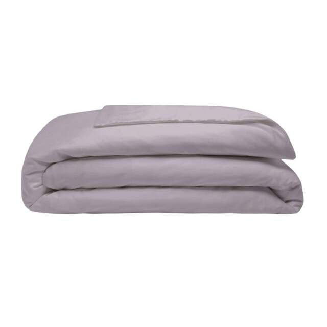 Rackhams 200 Thread Count Egyptian Blend Duvet Cover - Mulberry - Single - Mulberry - 100% Cotton - image 1