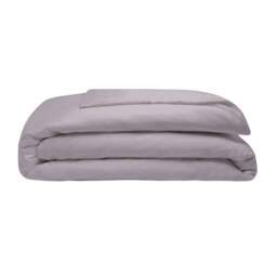 Rackhams 200 Thread Count Egyptian Blend Duvet Cover - Mulberry - Single - Mulberry - 100% Cotton - thumbnail 1