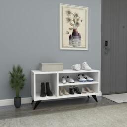 Rackhams Shoe Storage Shelf Dalila - Atlantic Pine & Anthracite - thumbnail 6