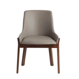 Rackhams Dark Mink Leatherette Chair 4017 - thumbnail 2