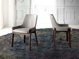 Rackhams Dark Mink Leatherette Chair 4017 - thumbnail 3