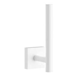 Rackhams Matt White Spare Toilet Roll Holder