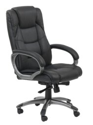 Rackhams Northland Office Chair with high back in black - Black