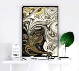 Rackhams Unique wall art for living room - set of 3 wall art prints - 20 x 30 in / 50 x 76 cm - Matte Museum Quality Art Paper 290 gsm - Oak Frame - thumbnail 3