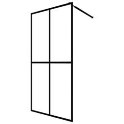 Rackhams Walk-in Shower Screen Frosted Tempered Glass 140x195 cm - thumbnail 2