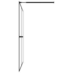 Rackhams Walk-in Shower Screen Frosted Tempered Glass 140x195 cm - thumbnail 4